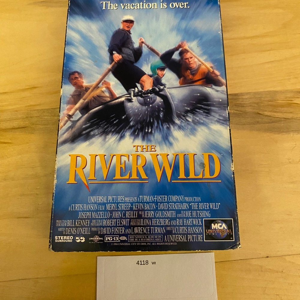 The River Wild VHS Tape